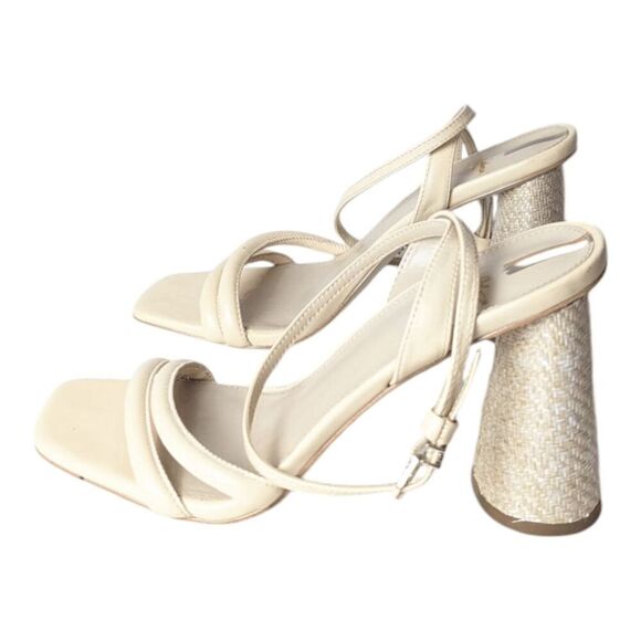 SAM EDELMAN Kia Strappy Tan Leather Sandals Size 8.5M - Picture 3 of 8